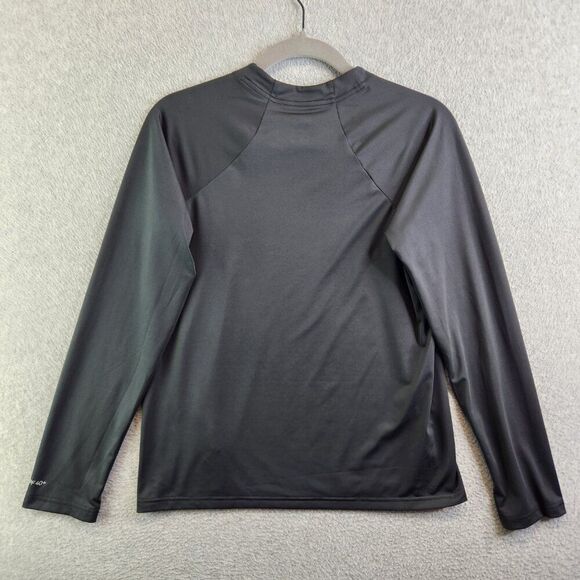 Nike Swim Top Womens M Black Hydroguard Swim Shirt UPF 40 Competition Racing - Picture 6 of 13